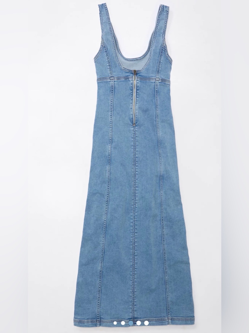 American Eagle Outfitters Light Blue Denim Maxi Dress - Picture 13 of 15